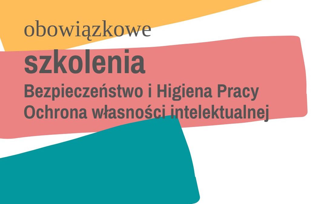 Obowiązkowe szkolenia dla studentek i studentów