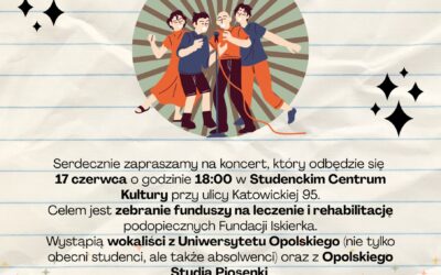 17 czerwca akademicki koncert charytatywny dla podopiecznych Fundacji Iskierka